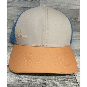 Grace‎ Folly Classic Beach Trucker Hat Mesh Cap Adjustable Snapback Blue Coral